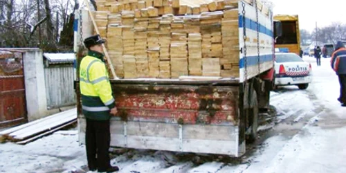 Lemnele transportate fără acte de Gheorghe M. din Harghita au fost confiscate