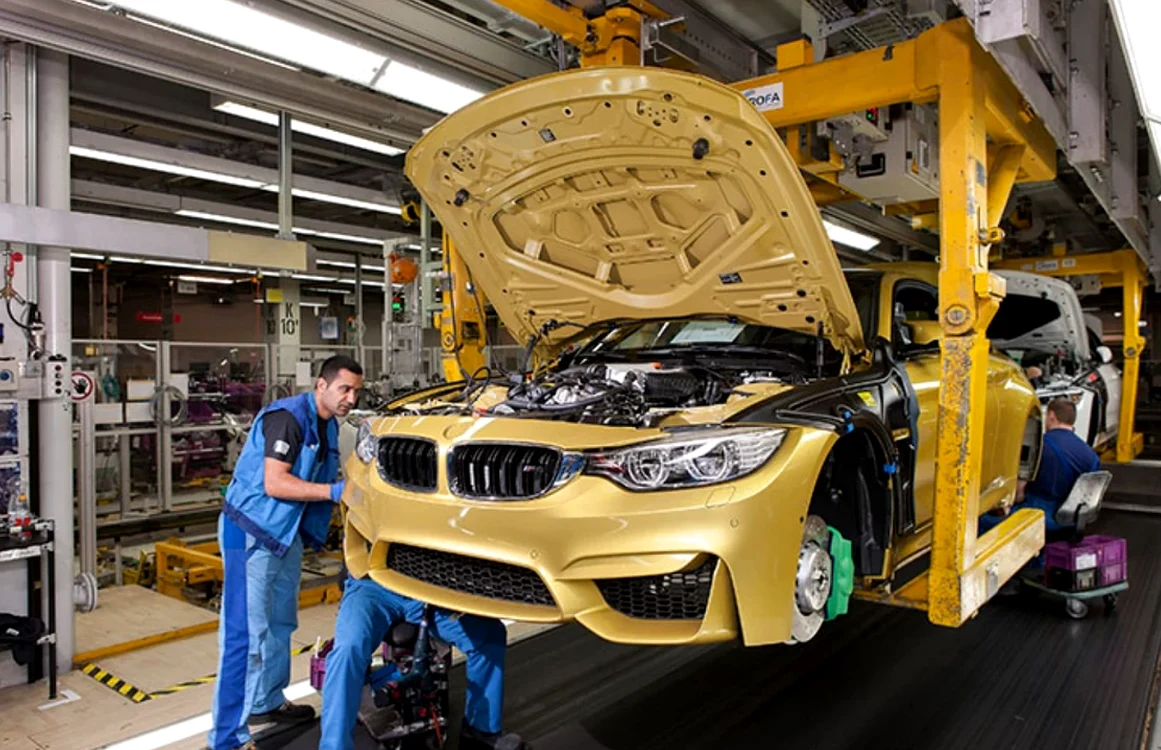 Fabrica BMW, linia de asamblare FOTO: Arhivă