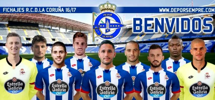 Florin Andone (în mijlocul imaginii) a fost cel mai important transfer al spaniolilor în acest anfoto: deporsempre.com