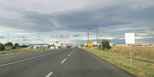 Șantierul drumului Giarmata-A1 FOTO Ștefan Both