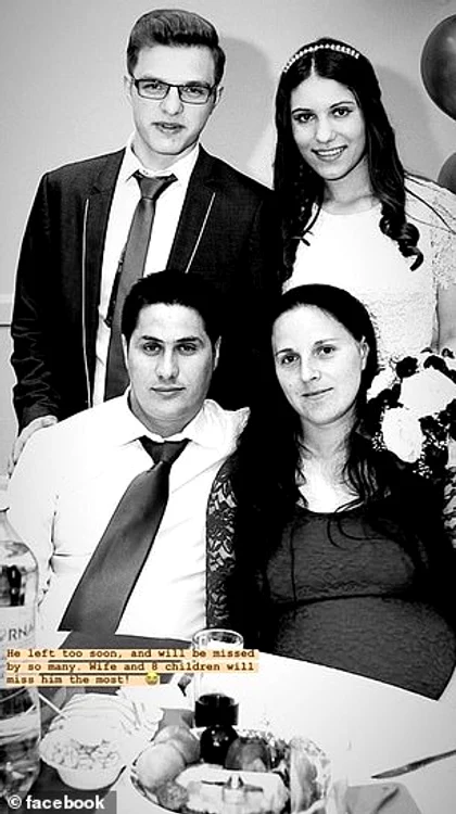 Nicu Urzică, alături de familie. Foto: Facebook, via Daily Mail