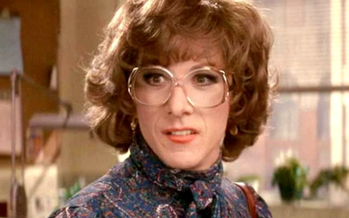 Mari actori în roluri de travesti: Dustin Hoffman în "Tootsie"