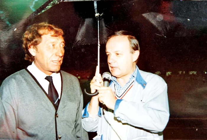 1987. Alături de Gicu  Dobrin, “Fachirul  din Trivale”