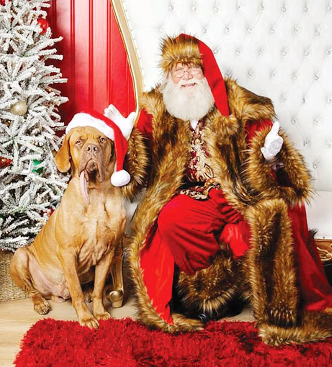 El a fost băiat cuminte şi l-a întâlnit pe Moş Crăciun. SURSĂ FOTO: GUINNESS WORLD RECORDS