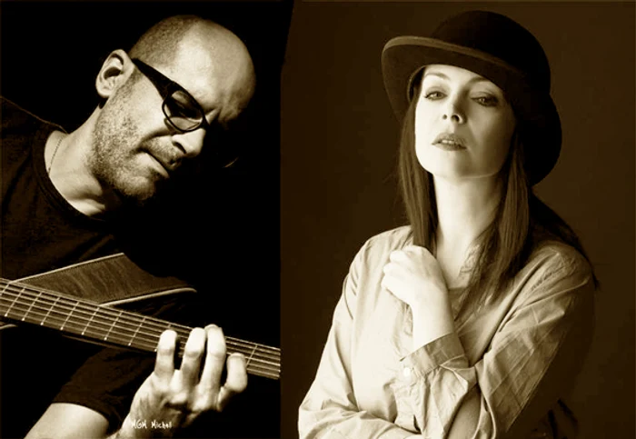 
    „Două cuvinte...” este un concept de spectacol care îmbină poezia cu muzica. Protagoniști: Delia Nartea și Sorin Romanescufoto: arhiva personală  