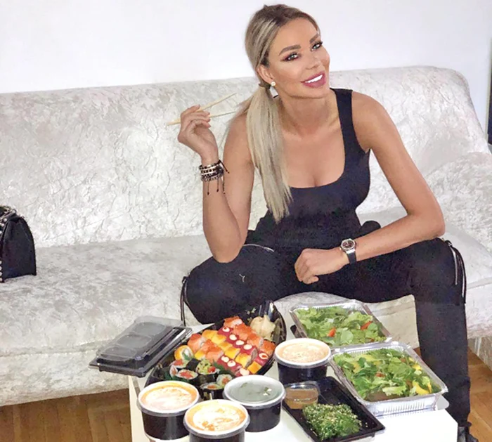 Bianca este foarte atentă la alimentaţie