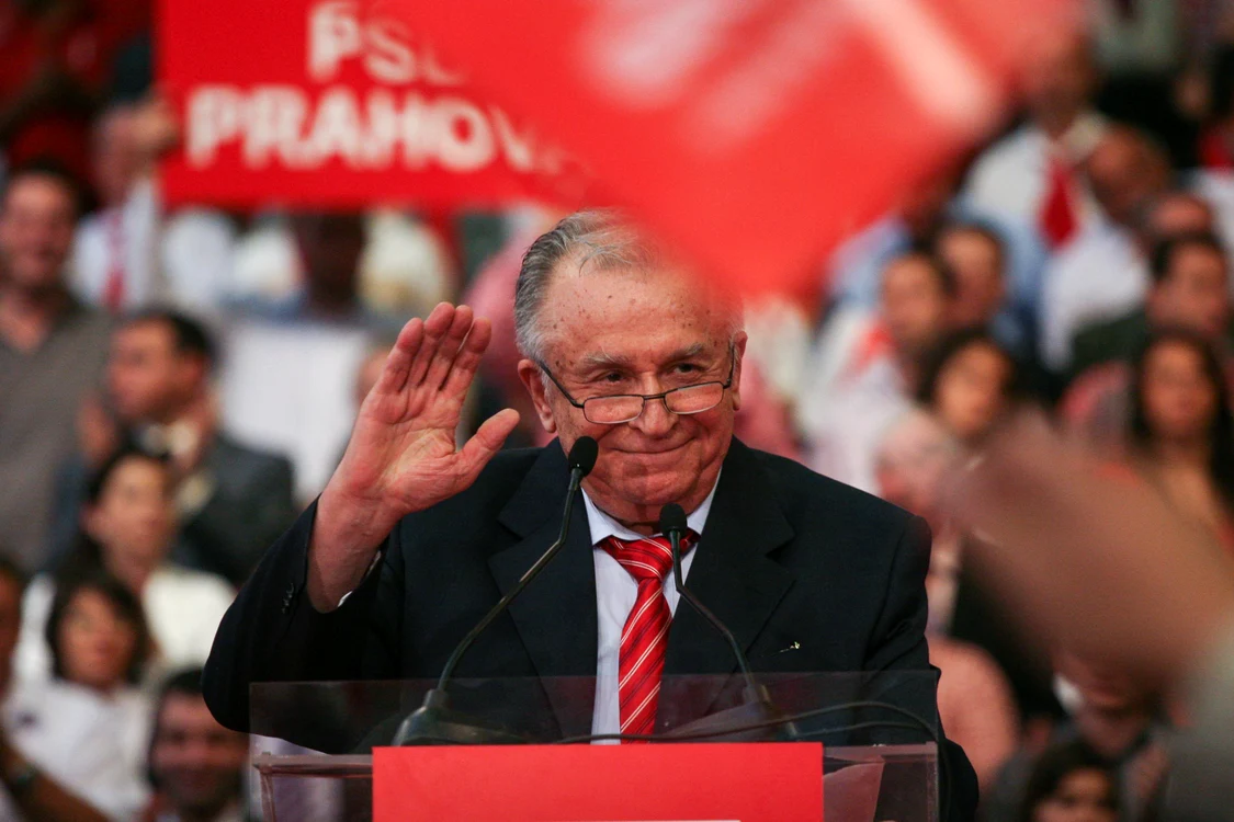 Primul președinte post-decembrist al României, Ion Iliescu. FOTO: Getty Images