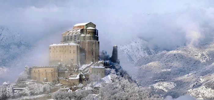 Sacra di San Michele, Italia. Foto: Wikipedia