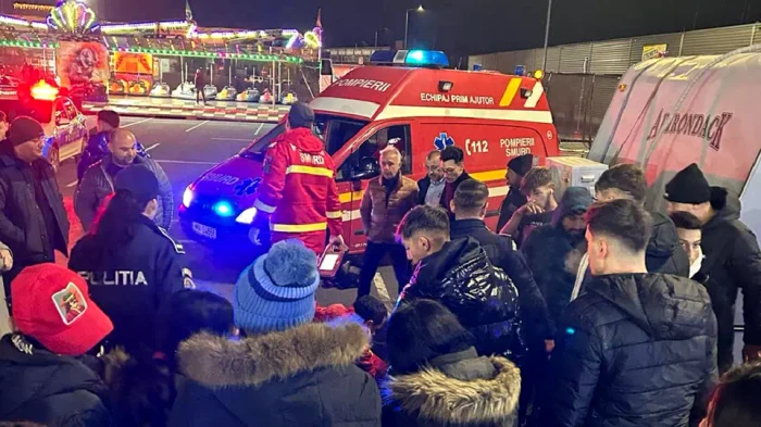 Tânăr înjunghiat la un patinoar din Ploiești. FOTO observatorulph.ro