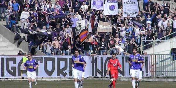FC Bihor - Poli Timişoara 0-2. FOTO: www.politimisoara.com