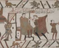 William Cuceritorul, reprezentat pe Tapiseria de la Bayeux, ținând un gonfalon papal (steag ceremonial) cu o cruce de aur, un cadou de la Papa Alexandru al II-lea 