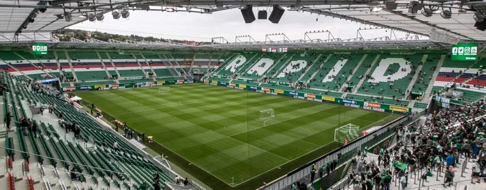 Stadionul celor de la Rapid Viena are o capacitate de 28.000 de locuri FOTO UEFA.com