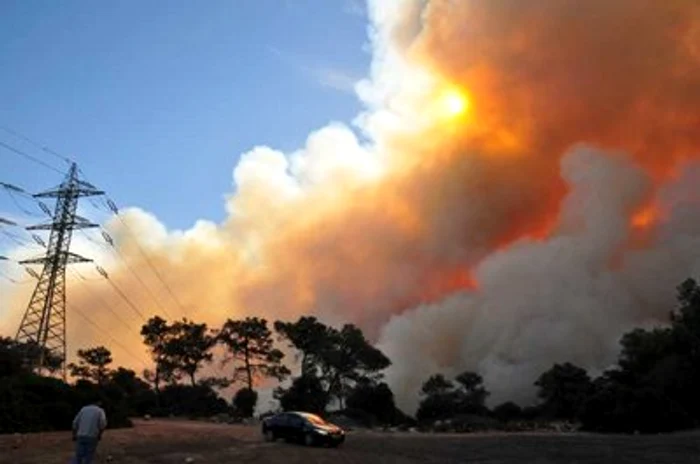 Incendiu în Israel 