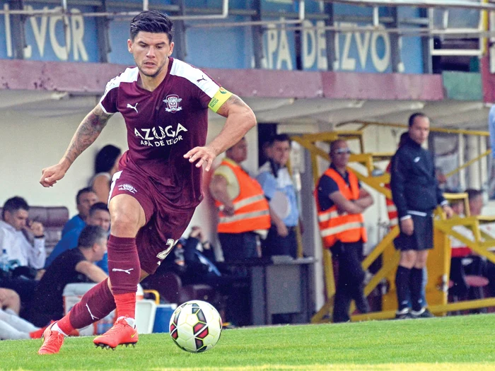 Săpunaru a jucat ultima oară la Rapid, în campionatul trecut. De atunci, e jucător liber de contractFOTOGRAFII: Sportpictures.eu