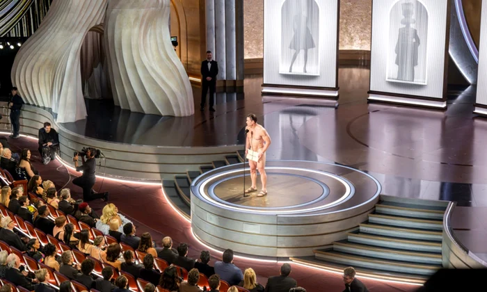 John Cena „gol” pe scena Premiilor Oscar 2024. Sursă foto: Profimedia Images