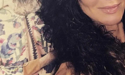 "Selfie ul visurilor mele", a scris Mihaela alături de poză jpeg