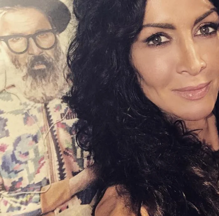 "Selfie-ul visurilor mele", a scris Mihaela alături de poză