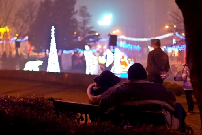 Lumini de sărbători la Piatra Neamț