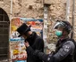 Poliţia israeliană patrulează în cartierul Mea Shearim din Ierusalim şi reţine evreii ultraordocşi care nu respectă restricţiile FOTO Guliver / Getty Images / Amir Levy