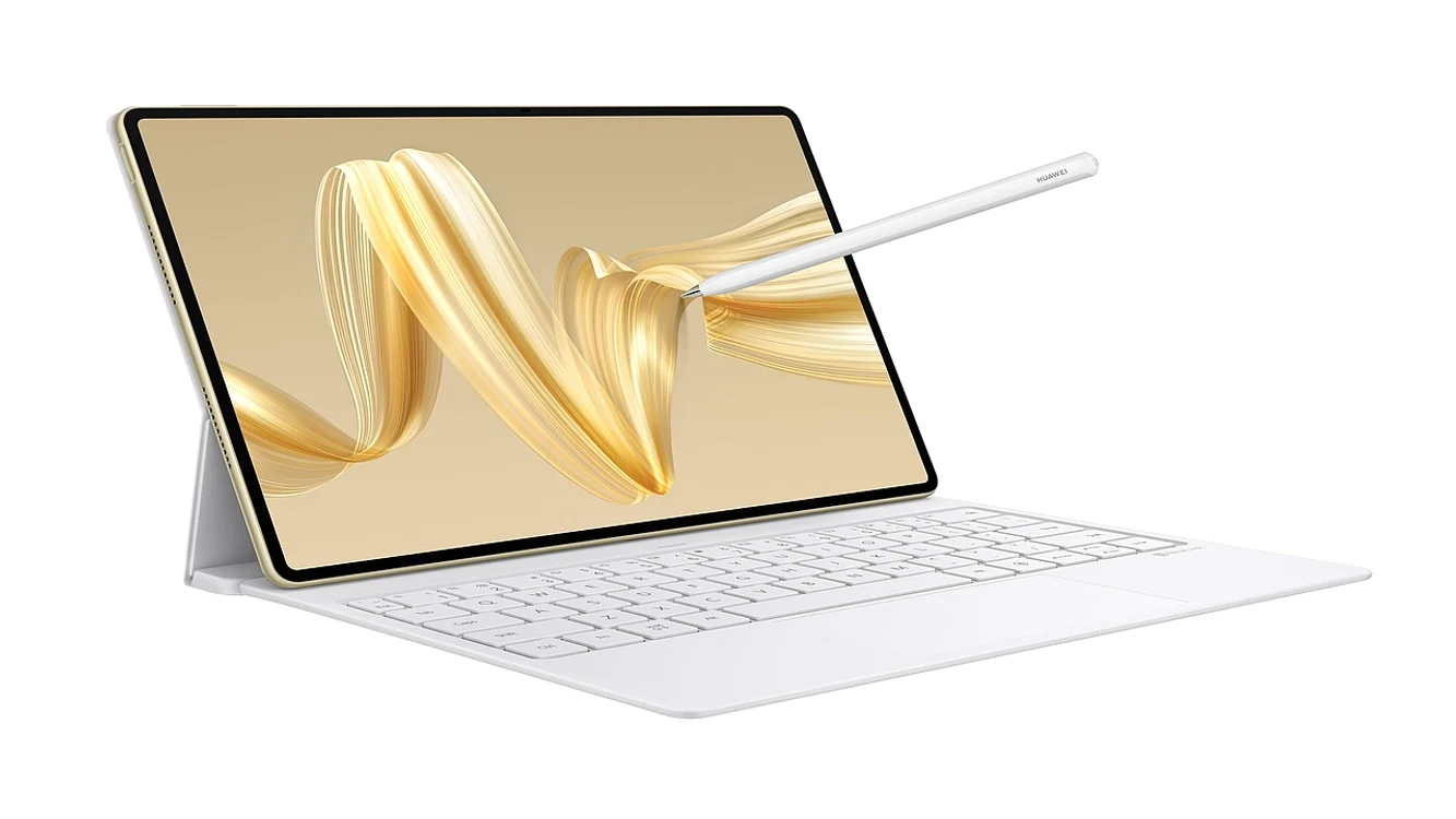 MatePad Pro Gold with Glide Keyboard & M Pencil jpg