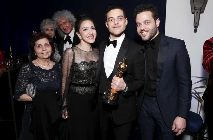 Rami Malek a sărbătorit reușita alături de familie