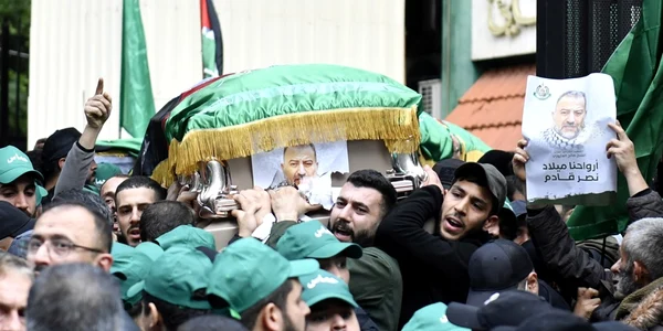 inmormantare funeralii Saleh al Arouri hamas la beirut Foto EPA EFE jpg