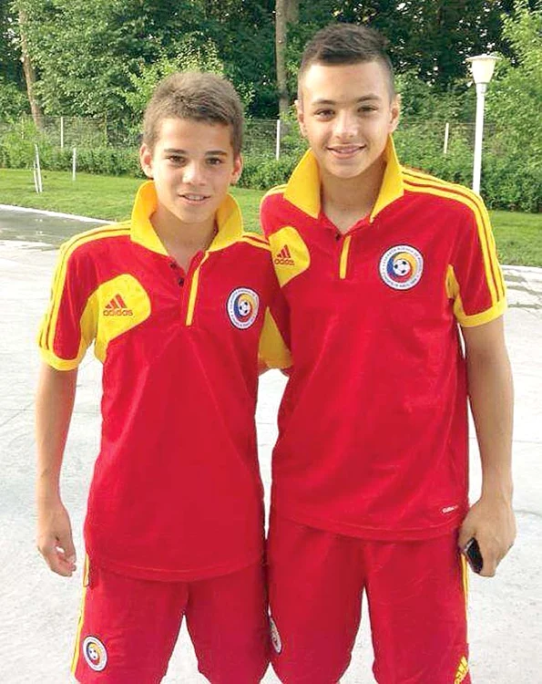 Ianis Hagi şi Cosmin  Dur-Bozoancă  sunt buni prieteni