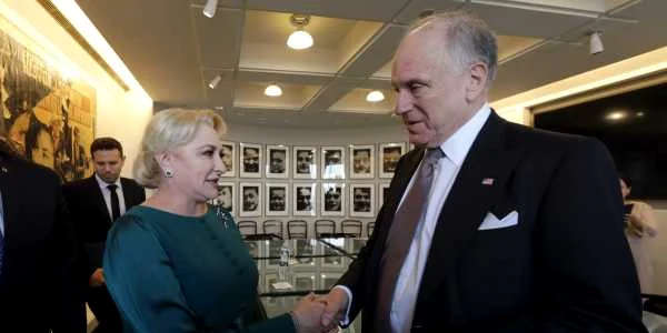Ronald Lauder si Viorica Dancila FOTO gov.ro