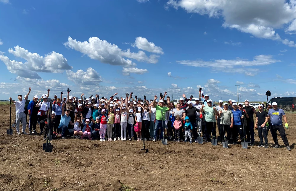 O parte dintre voluntarii prezenți FOTO: ahiva Daniel Pană