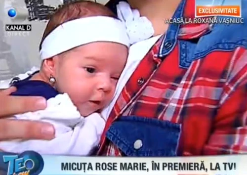Fetiţa Roxanei Vaşniuc are două săptămâni