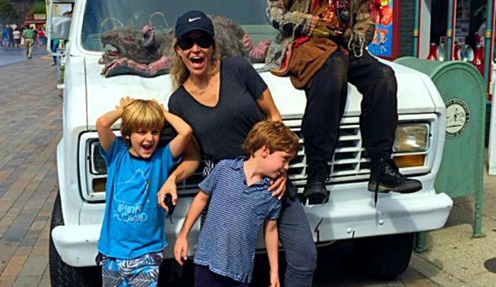 Brooke Mueller și băieții lor, Max și Bob