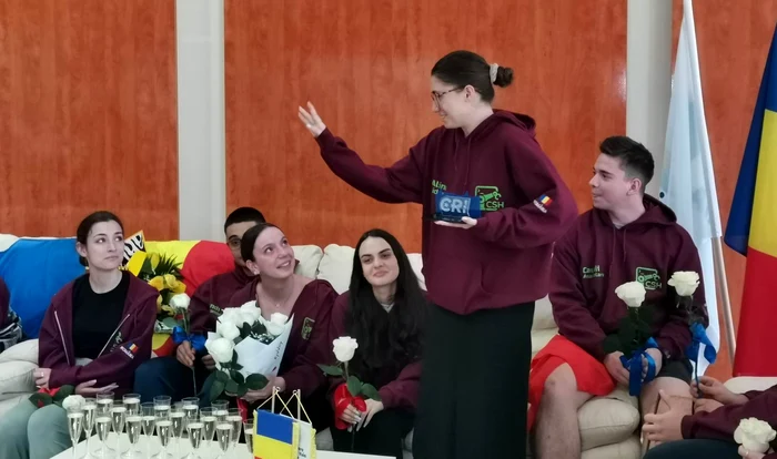 Echipa de robotică de la Pedagogic FOTO Ștefan Both