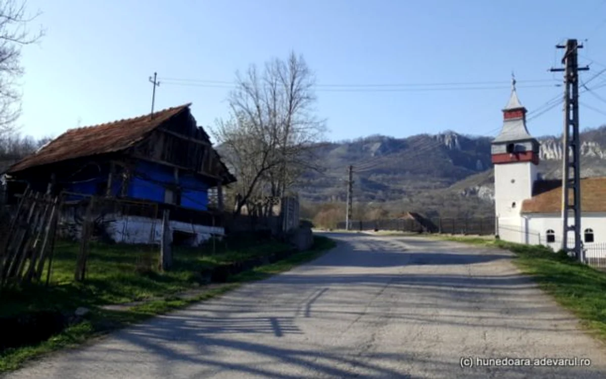 Drum din zona Geoagiu, inclus în proiect. FOTO: Daniel Guţă. ADEVĂRUL.