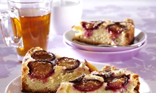 Plum Sponge Cake with Nuts jpeg