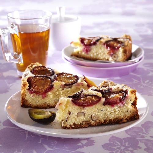 Plum Sponge Cake with Nuts jpeg