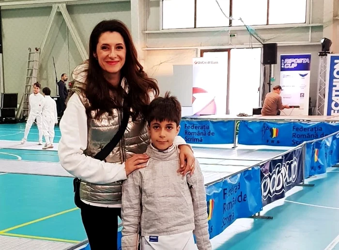 Iuliana Tudor își susține fiul pasionat de scrimă