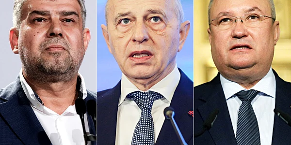 Marcel Ciolacu, Mircea Geoană, Nicolae Ciucă / FOTO Inquam Photos