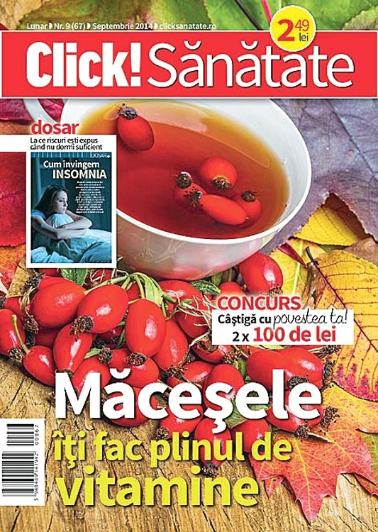 Ce mai poţi citi în Click! Sănătate de septembrie: Aspirina, trucul neştiut 