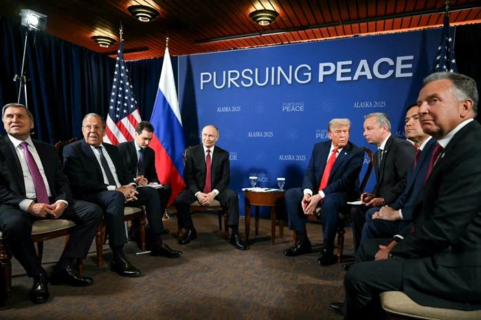 Donald Trump și Putin in Alaska FOTO AFP 