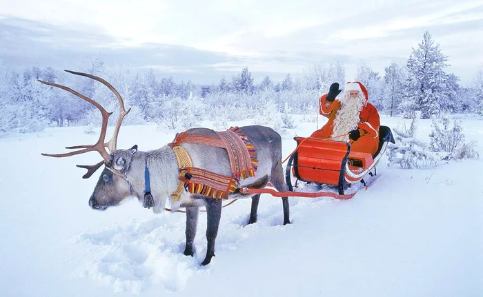 Bătrânelul are de livrat cadouri cu greutatea de peste un milion de tone în întreaga lume