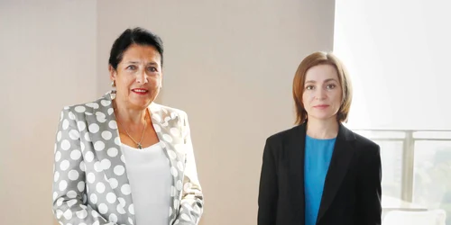 Salome Zurabișvili  Maia Sandu/ FOTO. Facebook