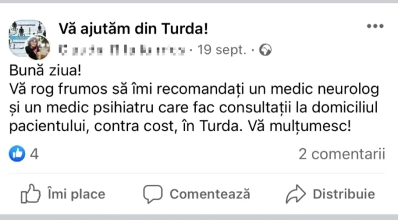 Scria mama artistei pe Facebook pe data de 19 septembrie / Foto: Facebook