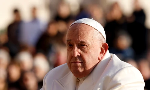 Papa Francisc în Piața Sfântul Petru decembrie 2024 FOTO Shutterstock jpg