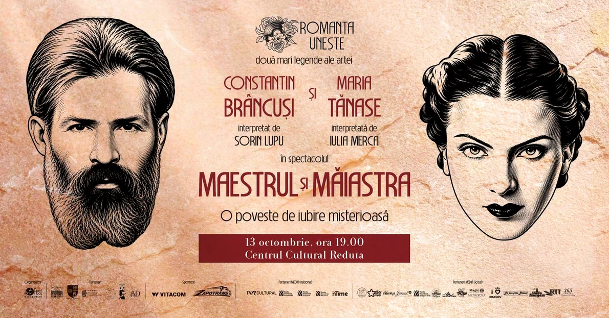 Evenimentul Maestrul și Măiastra spune povestea de dragoste misterioasă dintre Maria Tănase și Constantin Brâncuși printr-o experiență artistică originală