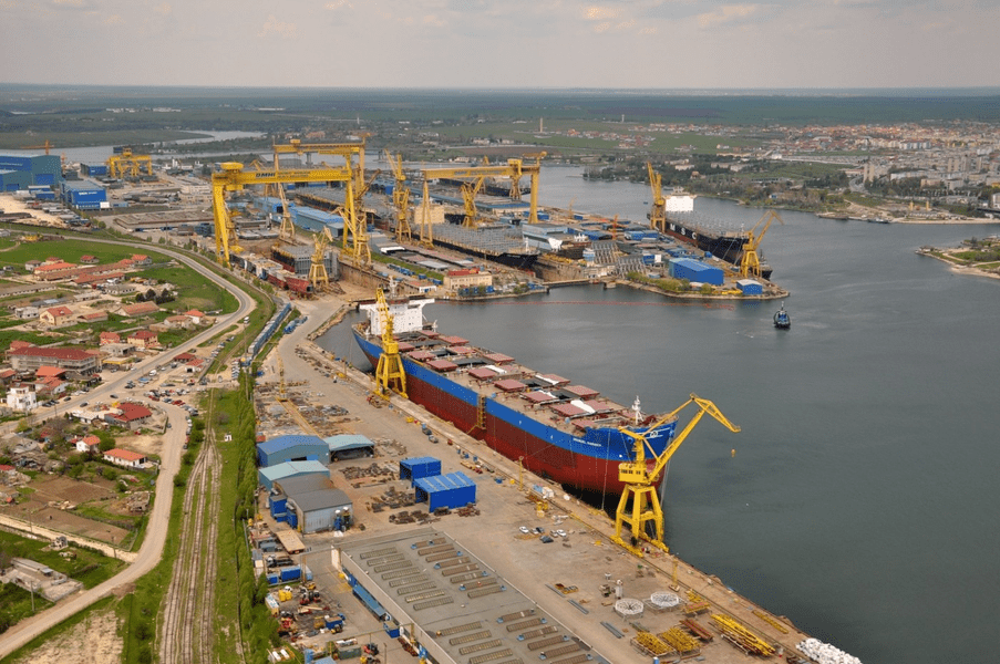 Proteste la Șantierul Naval Damen de la Mangalia. Muncitorii cer salarii mai mari