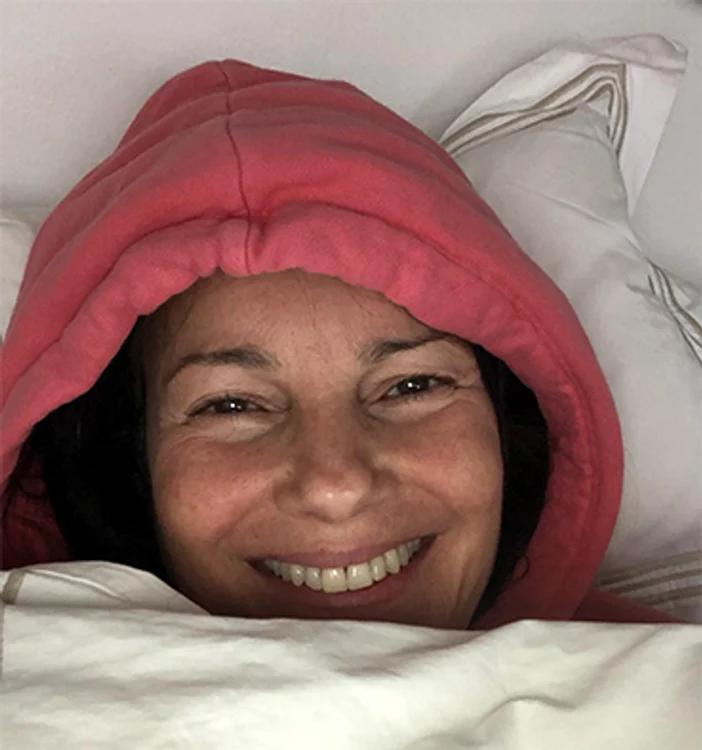 Fran Drescher, 64 de ani, Revelion la ”cabana plăpumioara”. Foto: Instagram