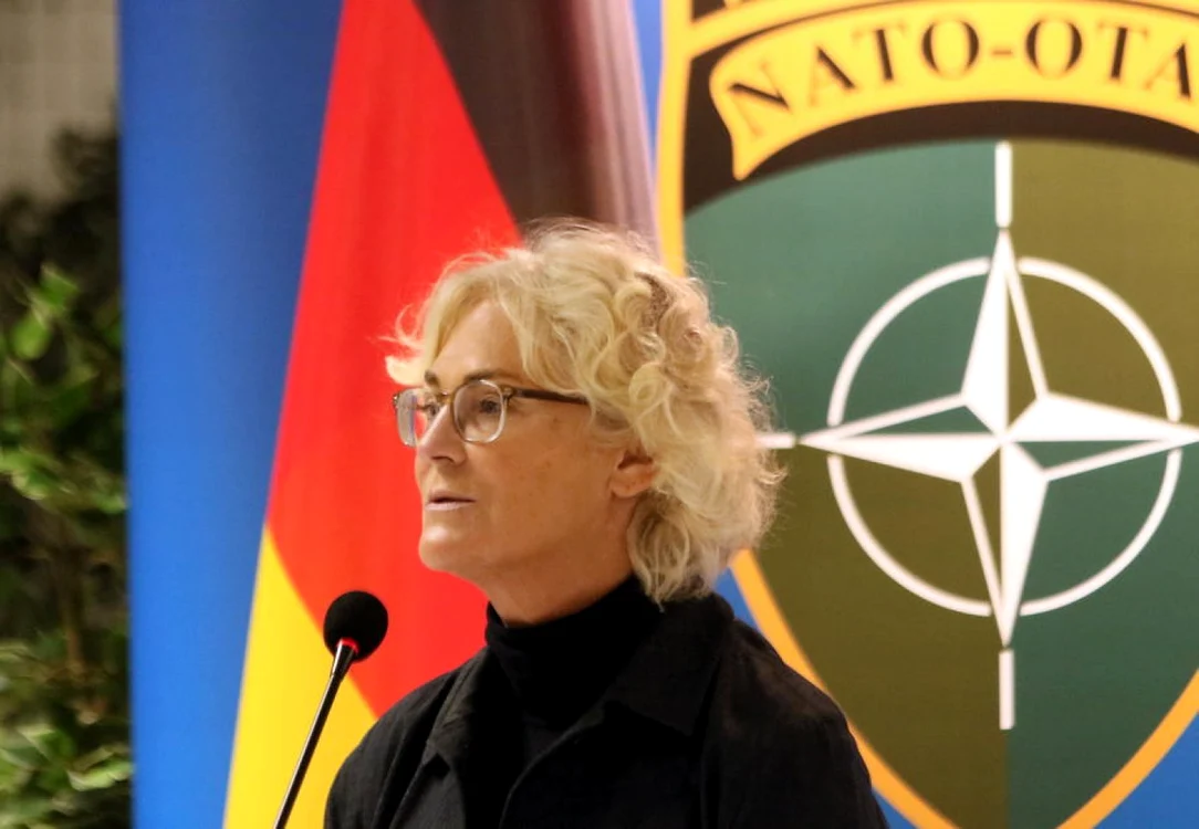 Christine Lambrecht se află într-o vizită în Slovacia Foto: EPA-EFE