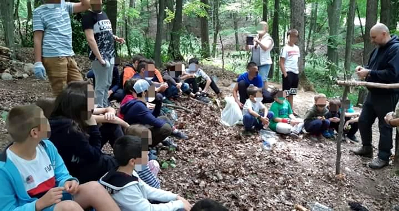 Cristi Bozgan, în tabăra de supraviețuire pentru copii