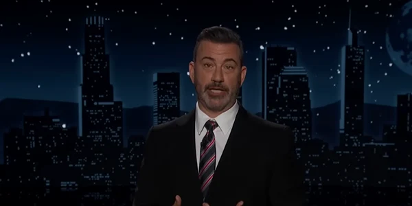Jimmy Kimmel a revenit marți seară pe scena emisiunii sale la ABC foto captura video Youtube
