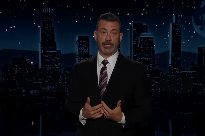 Jimmy Kimmel a revenit marți seară pe scena emisiunii sale. FOTO: captură video